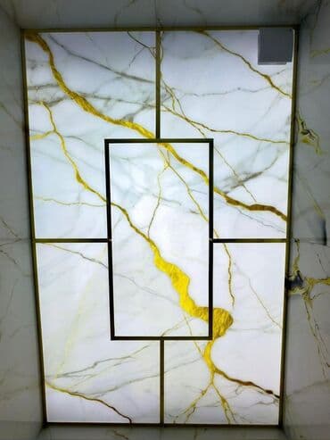 LED işıqlı dekorativ tavan panelləri – mərmər teksturalı və geometrik lalafo.az -da LED işıqlı dekorativ tavan panelləri – mərmər teksturalı və geometrik