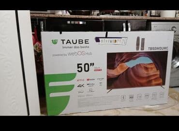 TAUBE TB50W0UMC 50" Smart TV - 50 düym (126 sm) ekran ölçüsü - webOS lalafo.az -da TAUBE TB50W0UMC 50" Smart TV - 50 düym (126 sm) ekran ölçüsü - webOS