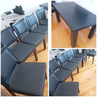 Qonaq otağı üçün, İşlənmiş, Kvadrat masa, 6 stul lalafo.az -da Qonaq otağı üçün, İşlənmiş, Kvadrat masa, 6 stul