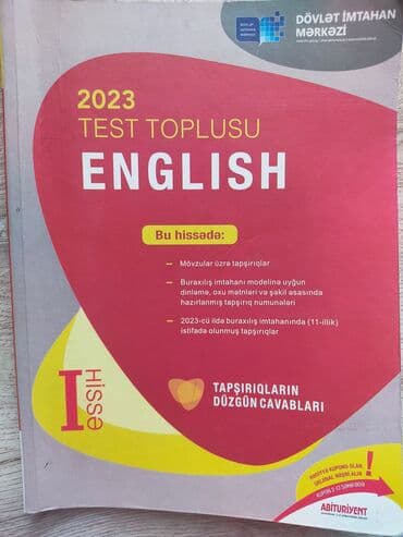 İngilis dili Testlər 11-ci sinif, DİM, 1-ci hissə, 2023 il lalafo.az -da İngilis dili Testlər 11-ci sinif, DİM, 1-ci hissə, 2023 il
