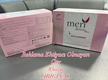 Məhsul: Meri Detox Tea – “Detox Zamanı” Xüsusiyyətlər: - Qutuda: 60 lalafo.az -da — 2 Məhsul: Meri Detox Tea – “Detox Zamanı” Xüsusiyyətlər: - Qutuda: 60 — 2