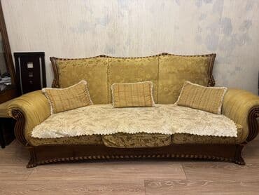 İşlənmiş, Divan, 2 kreslo, Divan, Bazalı, Açılan lalafo.az -da İşlənmiş, Divan, 2 kreslo, Divan, Bazalı, Açılan