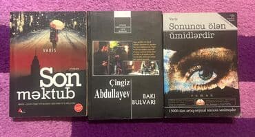 Məhsul: 3 ədəd kitab dəsti – Azərbaycan dilində romanlar Dəstdə lalafo.az -da Məhsul: 3 ədəd kitab dəsti – Azərbaycan dilində romanlar Dəstdə