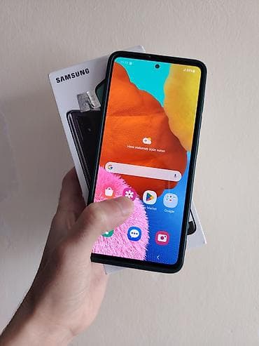 Samsung Galaxy A51, 64 GB, rəng - Göy, Barmaq izi, İki sim kartlı, Face ID lalafo.az -da Samsung Galaxy A51, 64 GB, rəng - Göy, Barmaq izi, İki sim kartlı, Face ID