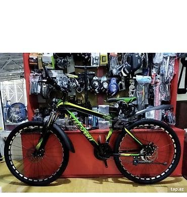 MTB tipli velosiped – 27.5" təkərlər, disk əyləclər, amortizatorlu ön lalafo.az -da MTB tipli velosiped – 27.5" təkərlər, disk əyləclər, amortizatorlu ön