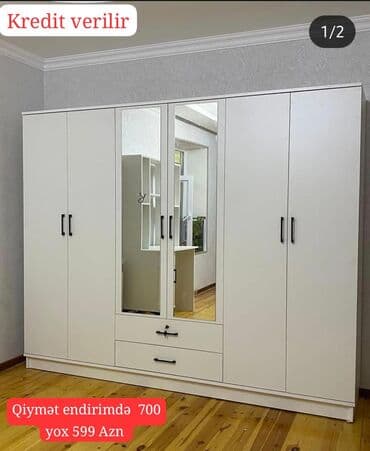 Yeni, Açılan, 6 qapı Düz dolab lalafo.az -da Yeni, Açılan, 6 qapı Düz dolab