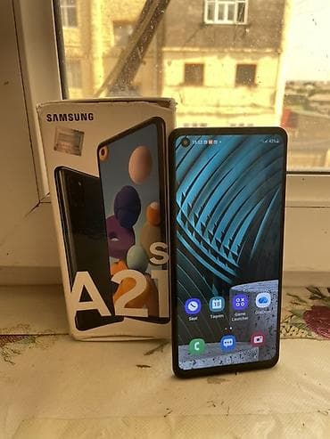 Samsung Galaxy A21S, 32 GB, rəng - Qara, Barmaq izi lalafo.az -da Samsung Galaxy A21S, 32 GB, rəng - Qara, Barmaq izi