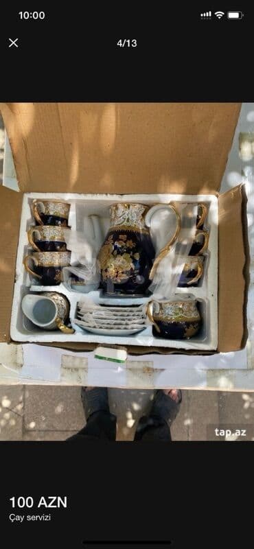 Çay dəsti, rəng - Göy, Farfor, Decoria, 6 nəfərlik, Çexiya lalafo.az -da Çay dəsti, rəng - Göy, Farfor, Decoria, 6 nəfərlik, Çexiya