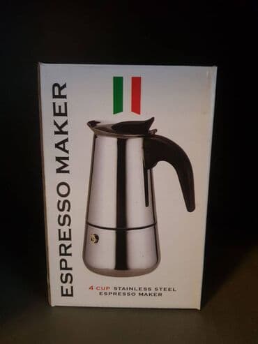 Mokka Kofe demleyen (4cup espresso maker), teze. 4 fincan tutumlu lalafo.az -da Mokka Kofe demleyen (4cup espresso maker), teze. 4 fincan tutumlu