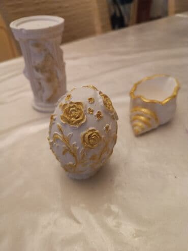 Fiqur, Gips, rəng - Ağ lalafo.az -da Fiqur, Gips, rəng - Ağ