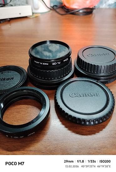 Fotoaksesuar dəsti Tərkib: - Canon üçün arxa və ön obyektiv qapaqları lalafo.az -da Fotoaksesuar dəsti Tərkib: - Canon üçün arxa və ön obyektiv qapaqları