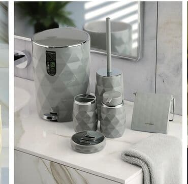 Другие хозтовары: Vanna Otağı Aksesuar Dəsti – "Contrast" ✨ Dizayn: 2025-2026 yeni at lalafo.az — 2 Другие хозтовары: Vanna Otağı Aksesuar Dəsti – "Contrast" ✨ Dizayn: 2025-2026 yeni — 2