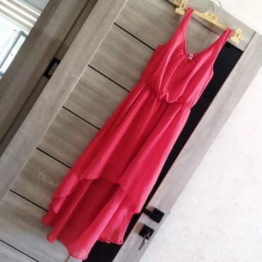 Qadın geyimləri – 3 ədəd paltar 1) Tünd çəhrayı asimmetrik paltar - lalafo.az -da Qadın geyimləri – 3 ədəd paltar 1) Tünd çəhrayı asimmetrik paltar -