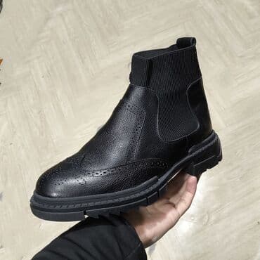 100% Təbii dəri Qara kişi içi mex qiş botu – Chelsea üslubu, broq lalafo.az -da 100% Təbii dəri Qara kişi içi mex qiş botu – Chelsea üslubu, broq