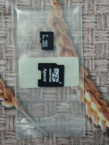 MİCRO SD YADDAŞ KARTI 4 GB ölçüsündə yeni yaddaş kartıdır. Üzərində lalafo.az -da MİCRO SD YADDAŞ KARTI 4 GB ölçüsündə yeni yaddaş kartıdır. Üzərində