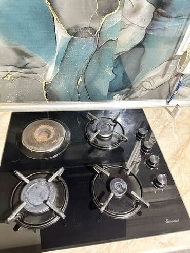 Кухонные комбайны и измельчители: Газовая печь Настольная, 4 конфорки, Б/у at lalafo.az — 1 Кухонные комбайны и измельчители: Газовая печь Настольная, 4 конфорки, Б/у — 1