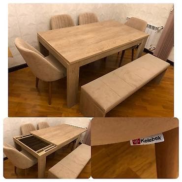 Qonaq otağı üçün, İşlənmiş, Kvadrat masa, 6 stul lalafo.az -da Qonaq otağı üçün, İşlənmiş, Kvadrat masa, 6 stul