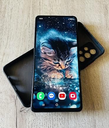 Samsung Galaxy A52, 128 GB, rəng - Qara, Barmaq izi, İki sim kartlı, Face ID lalafo.az -da Samsung Galaxy A52, 128 GB, rəng - Qara, Barmaq izi, İki sim kartlı, Face ID