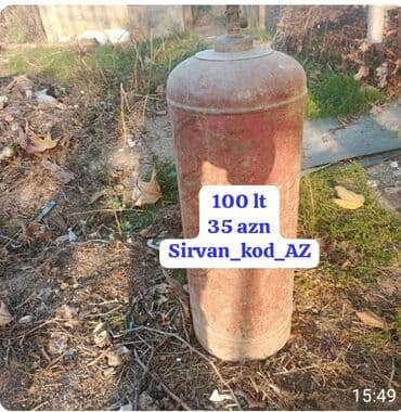 100 litrlik metal qaz balonu - Tutum: 100 lt - Korpus: qalın divarlı lalafo.az -da 100 litrlik metal qaz balonu - Tutum: 100 lt - Korpus: qalın divarlı