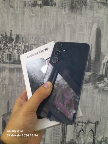 Samsung Galaxy A35, 256 GB, rəng - Göy, Barmaq izi, İki sim kartlı lalafo.az -da Samsung Galaxy A35, 256 GB, rəng - Göy, Barmaq izi, İki sim kartlı