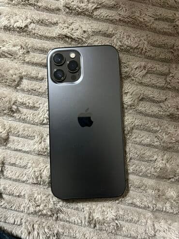IPhone 12 Pro Max, 256 GB, Graphite, Face ID lalafo.az -da IPhone 12 Pro Max, 256 GB, Graphite, Face ID