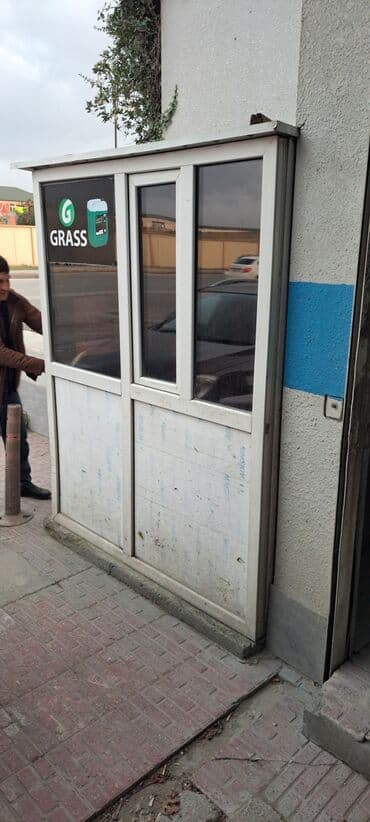 Satılır: Kiçik PVC pəncərəli mühafizə/kassa köşkü Xüsusiyyətlər: - lalafo.az -da Satılır: Kiçik PVC pəncərəli mühafizə/kassa köşkü Xüsusiyyətlər: -