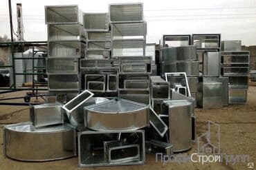 Galvanizli havalandırma kanalları və fitinqlər - Material: sinklənmiş lalafo.az -da Galvanizli havalandırma kanalları və fitinqlər - Material: sinklənmiş