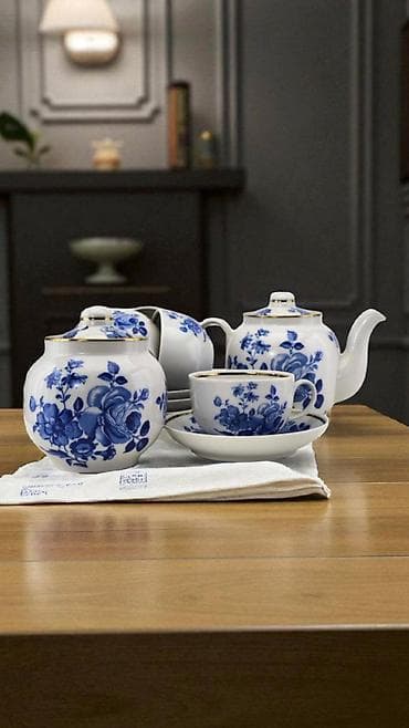 Çay dəsti, rəng - Göy, 6 nəfərlik, Rusiya lalafo.az -da — 1 Çay dəsti, rəng - Göy, 6 nəfərlik, Rusiya — 1