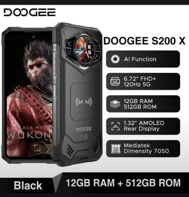DOOGEE S200 X – güclü və sərt dizaynlı 5G smartfon Əsas lalafo.az -da DOOGEE S200 X – güclü və sərt dizaynlı 5G smartfon Əsas
