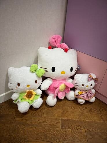 Hello Kitty möhkəm plyuş oyuncaqlar dəsti - Dəst 3 ədəd Hello Kitty lalafo.az -da Hello Kitty möhkəm plyuş oyuncaqlar dəsti - Dəst 3 ədəd Hello Kitty