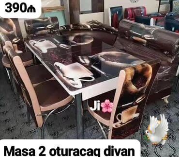 Künc divan və masa desti yeni mətbəx mebeli lalafo.az -da Künc divan və masa desti yeni mətbəx mebeli