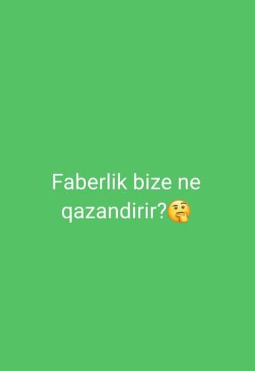 Xidmət: Faberlic ilə evdən onlayn biznes imkanı Təsvir: - Evdar lalafo.az -da Xidmət: Faberlic ilə evdən onlayn biznes imkanı Təsvir: - Evdar