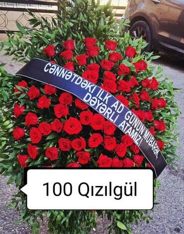 🔴 Təbii Qızılgul çələngi 100 ədədlə - 150₼. 150 ədədlə - 210₼ lalafo.az -da 🔴 Təbii Qızılgul çələngi 100 ədədlə - 150₼. 150 ədədlə - 210₼