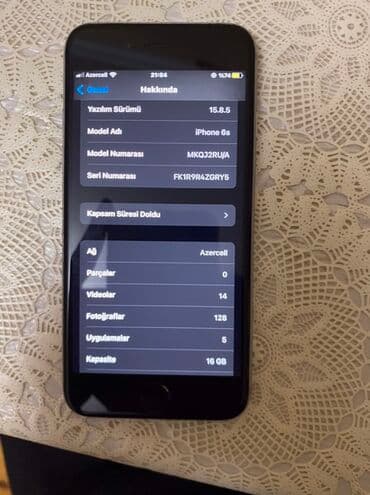 IPhone 6s, 16 GB, Space Gray, Barmaq izi lalafo.az -da IPhone 6s, 16 GB, Space Gray, Barmaq izi