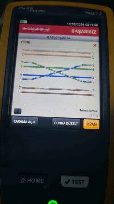Multimetrlər və testerlər: FLUKE Networks ilə strukturlaşdırılmış kabel sistemlərinin testi və lalafo.az -da — 9 Multimetrlər və testerlər: FLUKE Networks ilə strukturlaşdırılmış kabel sistemlərinin testi və — 9