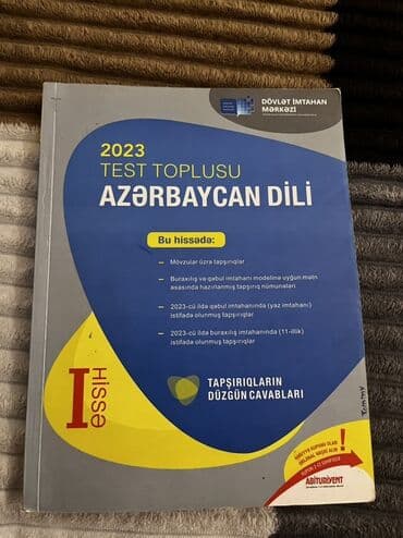 Məhsul: “2023 Test Toplusu – Azərbaycan dili” (DİM), I hissə lalafo.az -da Məhsul: “2023 Test Toplusu – Azərbaycan dili” (DİM), I hissə