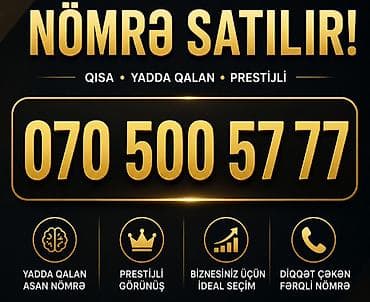 Nömrə: ( 070 ) ( 5005777 ), İşlənmiş lalafo.az -da Nömrə: ( 070 ) ( 5005777 ), İşlənmiş
