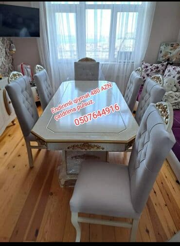 Sifarişlə salon mebeli: Dördbucaq masa, Qonaq otağı üçün, 6 nəfər, Açılan, Azərbaycan, Zəmanətli lalafo.az -da — 4 Sifarişlə salon mebeli: Dördbucaq masa, Qonaq otağı üçün, 6 nəfər, Açılan, Azərbaycan, Zəmanətli — 4