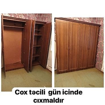 AYNUR 2💃 Dolab satılır 4 qapıdan ibarətdir Asılqanli və polkalı lalafo.az -da AYNUR 2💃 Dolab satılır 4 qapıdan ibarətdir Asılqanli və polkalı