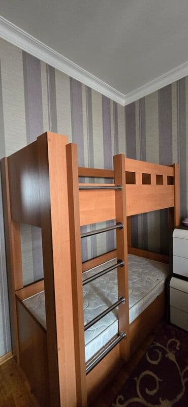 Oğlan və qız üçün, İşlənmiş, Çarpayı, Matras ilə, Siyirməsiz, MDF lalafo.az -da Oğlan və qız üçün, İşlənmiş, Çarpayı, Matras ilə, Siyirməsiz, MDF