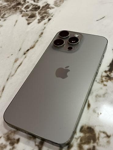 IPhone 15 Pro Max, 256 GB, Gümüşü, Simsiz şarj, Face ID lalafo.az -da IPhone 15 Pro Max, 256 GB, Gümüşü, Simsiz şarj, Face ID