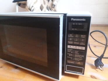 Mikrodalğalı soba Panasonic, Ayrıca dayanan, Mikrodalğalar ilə, rəng - Gümüşü, İşlənmiş lalafo.az -da Mikrodalğalı soba Panasonic, Ayrıca dayanan, Mikrodalğalar ilə, rəng - Gümüşü, İşlənmiş