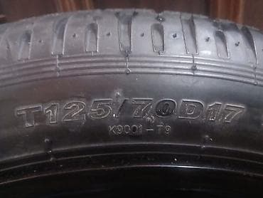 Kompakt ehtiyat təkər dəsti - Təkər ölçüsü: T125/70 D17 - Marka lalafo.az -da Kompakt ehtiyat təkər dəsti - Təkər ölçüsü: T125/70 D17 - Marka