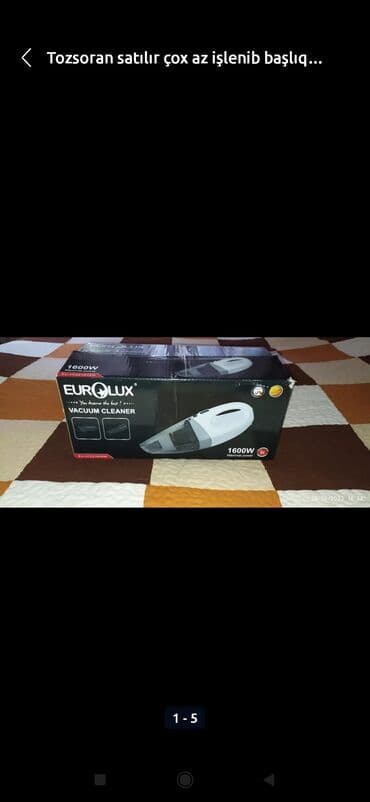 Tozsoran Eurolux, Quru təmizləmə lalafo.az -da Tozsoran Eurolux, Quru təmizləmə