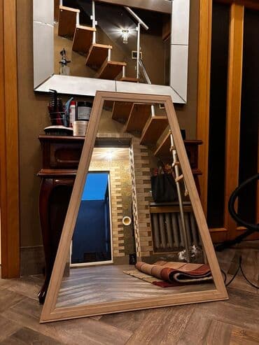 Güzgü Döşəmə üstü, Dekorativ, Çərçivə ilə lalafo.az -da Güzgü Döşəmə üstü, Dekorativ, Çərçivə ilə