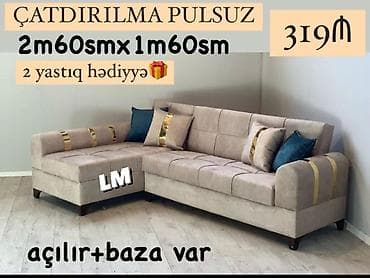 Künc divan açılan bazalı Yep yeni 319 azn rəng seçimi var çatdırılma lalafo.az -da Künc divan açılan bazalı Yep yeni 319 azn rəng seçimi var çatdırılma