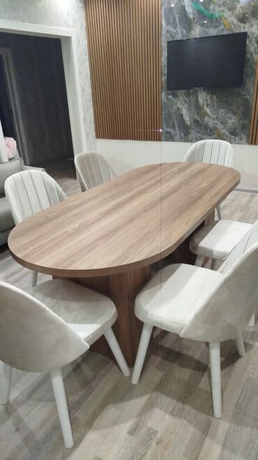 ((0165))*Asya* Masa ve 6 eded stull. Ölçü 2/90 . Masa açilmir. 3- ç lalafo.az -da ((0165))*Asya* Masa ve 6 eded stull. Ölçü 2/90 . Masa açilmir. 3- ç