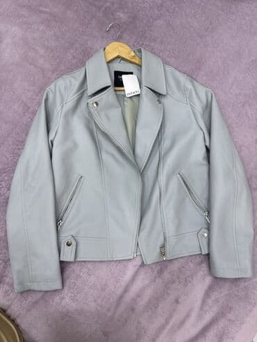 Qadınlar üçün açıq boz rəngdə “Defacto” motosiklet üslublu süni dəri lalafo.az -da Qadınlar üçün açıq boz rəngdə “Defacto” motosiklet üslublu süni dəri