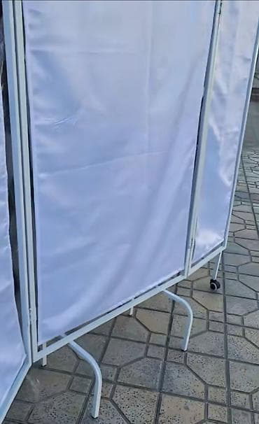 Tibbi pərdə – mobil bölücü - 3 bölməli, qatlanan konstruksiya - Ağ lalafo.az -da Tibbi pərdə – mobil bölücü - 3 bölməli, qatlanan konstruksiya - Ağ