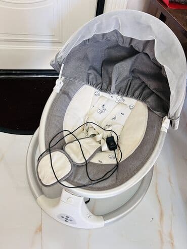 Elektriklə işləyən uşaq beşiyi/swing kreslosu - Elektron idarəetmə lalafo.az -da Elektriklə işləyən uşaq beşiyi/swing kreslosu - Elektron idarəetmə